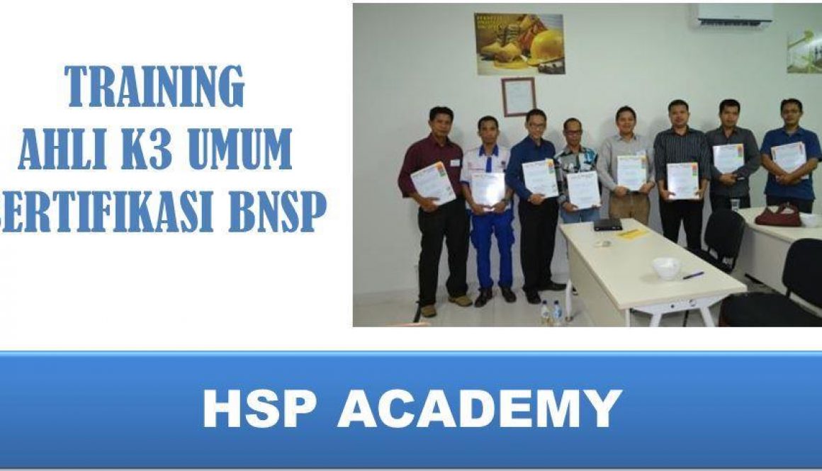 Training AK3 Umum Sertifikasi BNSP