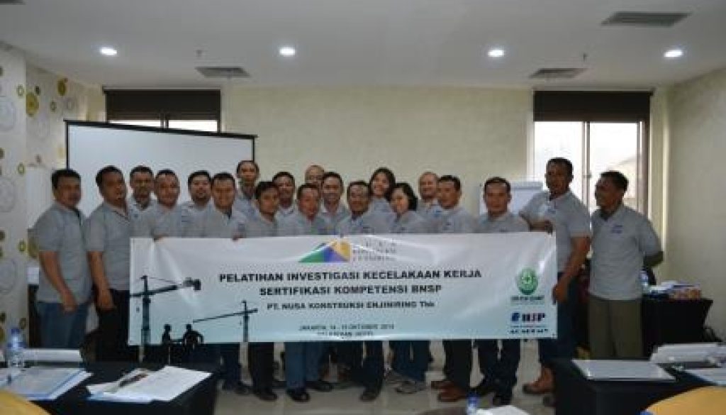 Training Investigasi Kecelakaan Sertifikasi BNSP 01