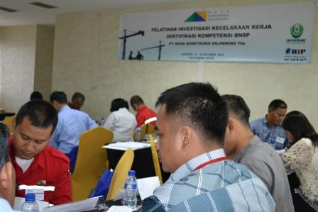 Training Investigasi Kecelakaan Sertifikasi BNSP 05