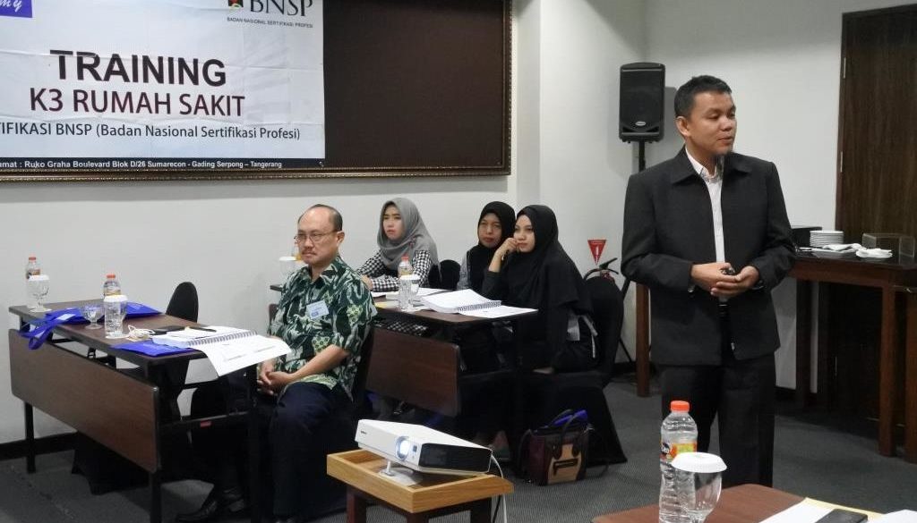 Training K3 Rumah Sakit Sertifikasi BNSP di Atrium Premiere Hotel Yogyakarta